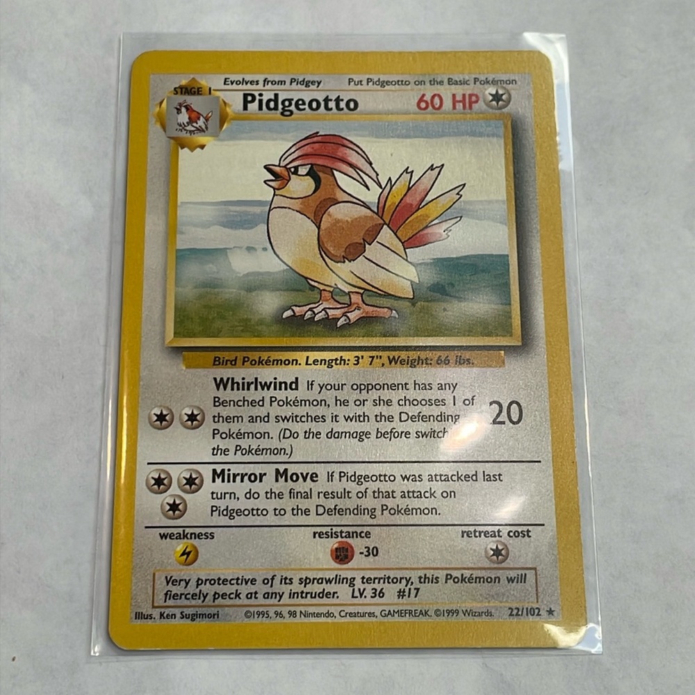 Pidgeotto #22 Pokemon Base Set